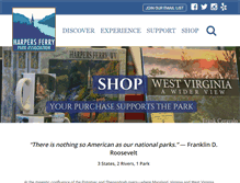 Tablet Screenshot of harpersferryhistory.org